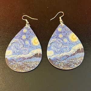 ❤️ 3 for $15. Starry Night Teardrop Earrings